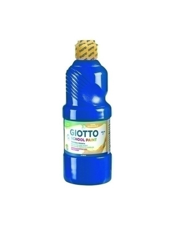 Tempera Giotto Lavab.Liq.500 Ml Azul Mar