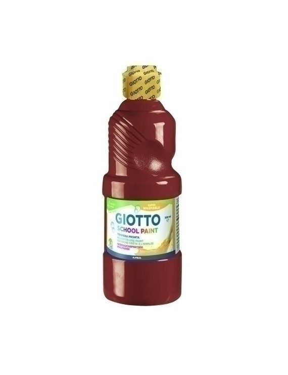 Tempera Giotto Lavab.Liq.500 Ml Castaño