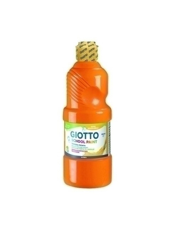 Tempera Giotto Lavab.Liq.500 Ml Naranja