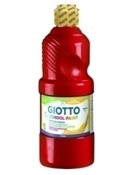 Tempera Giotto Lavab.Liq.500 Ml Rojo Ver