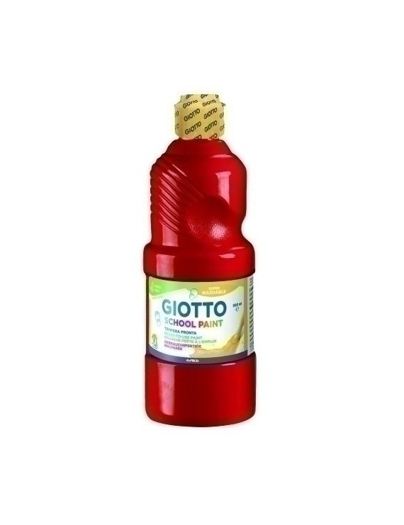 Tempera Giotto Lavab.Liq.500 Ml Rojo Ver