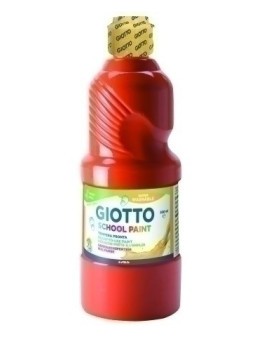 Tempera Giotto Lavab.Liq.500 Ml Rojo Esc