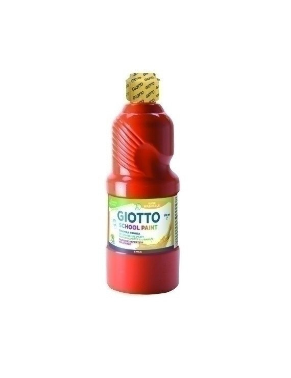 Tempera Giotto Lavab.Liq.500 Ml Rojo Esc