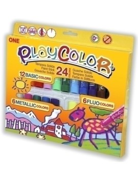 Pack Playcolor One24 (Basic+Met.+Fluor)