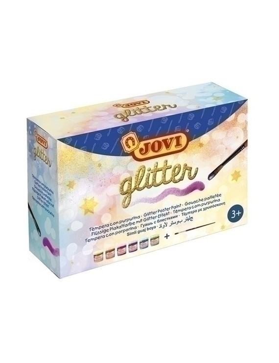 Tempera Jovi Glitter  55 Ml Est.6+Pc