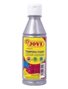 Tempera Jovi Liq. 250 Ml Plata Met.