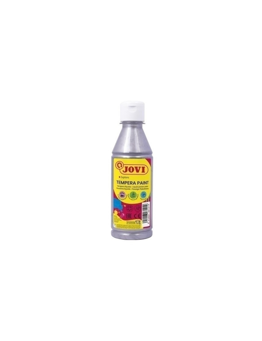 Tempera Jovi Liq. 250 Ml Plata Met.