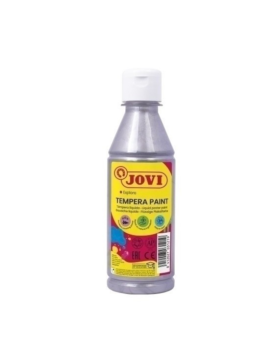 Tempera Jovi Liq. 250 Ml Plata Met.