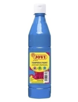 Tempera Jovi Liq. 500 Ml Azul Cyan