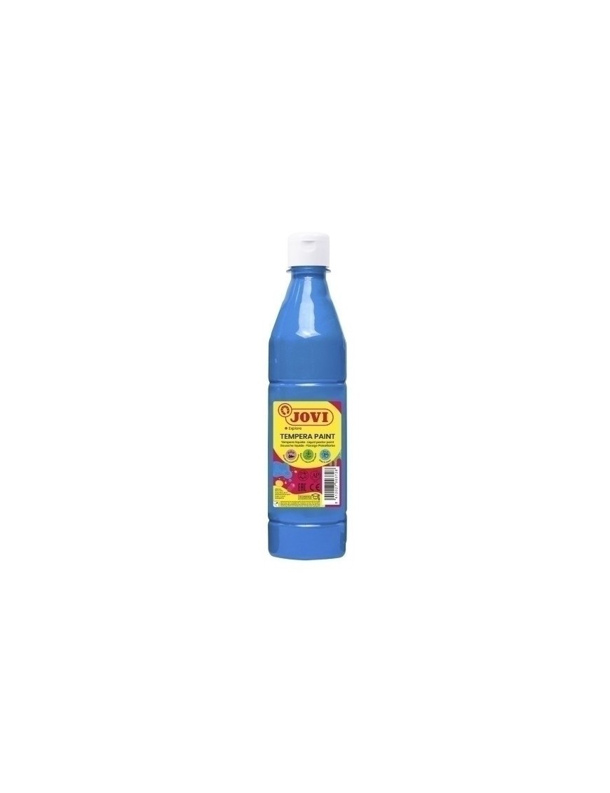 Tempera Jovi Liq. 500 Ml Azul Cyan