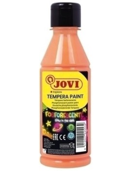 Tempera Jovi Liq.Fosfor.250 Ml Naranja