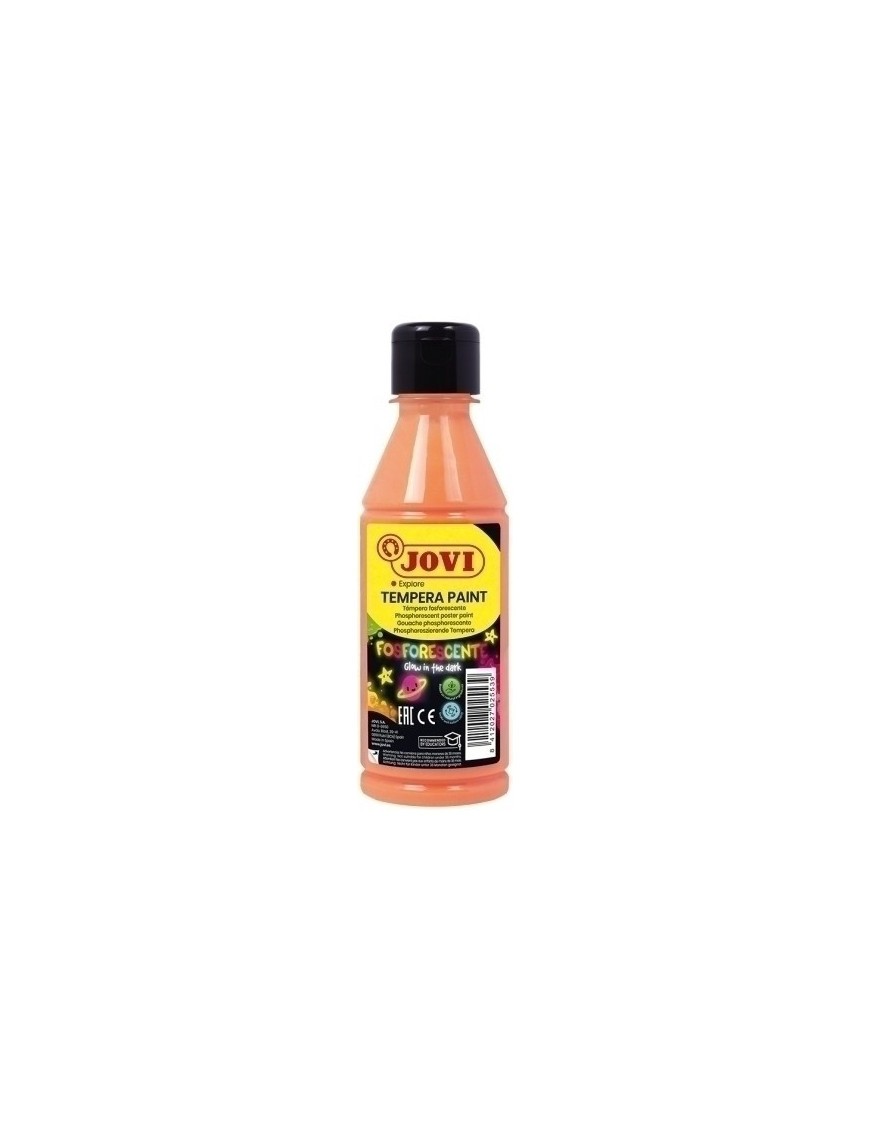 Tempera Jovi Liq.Fosfor.250 Ml Naranja