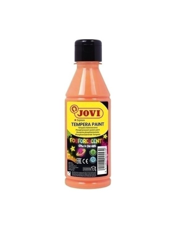 Tempera Jovi Liq.Fosfor.250 Ml Naranja