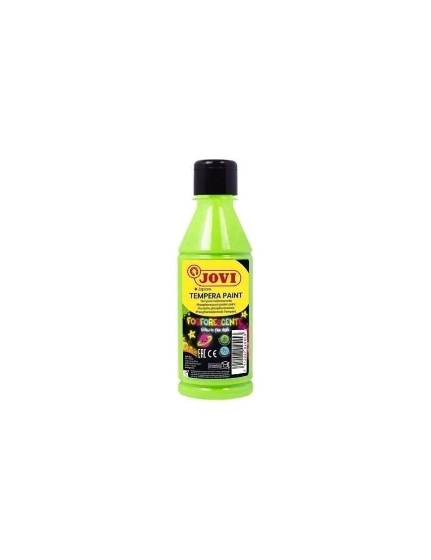 Tempera Jovi Liq.Fosfor.250 Ml Verde Med