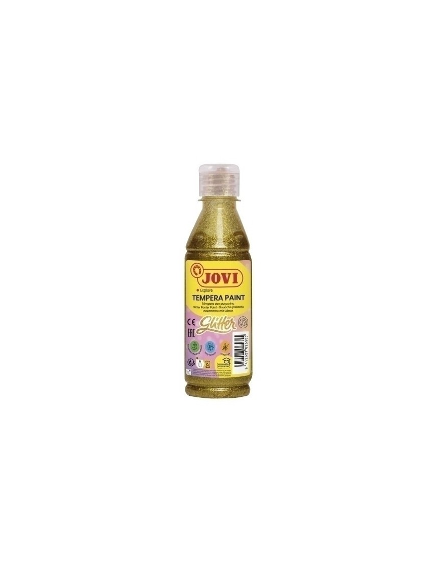 Tempera Jovi Liq.Glitter 250 Ml Oro