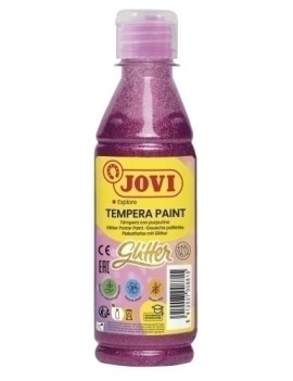 Tempera Jovi Liq.Glitter 250 Ml Rosa