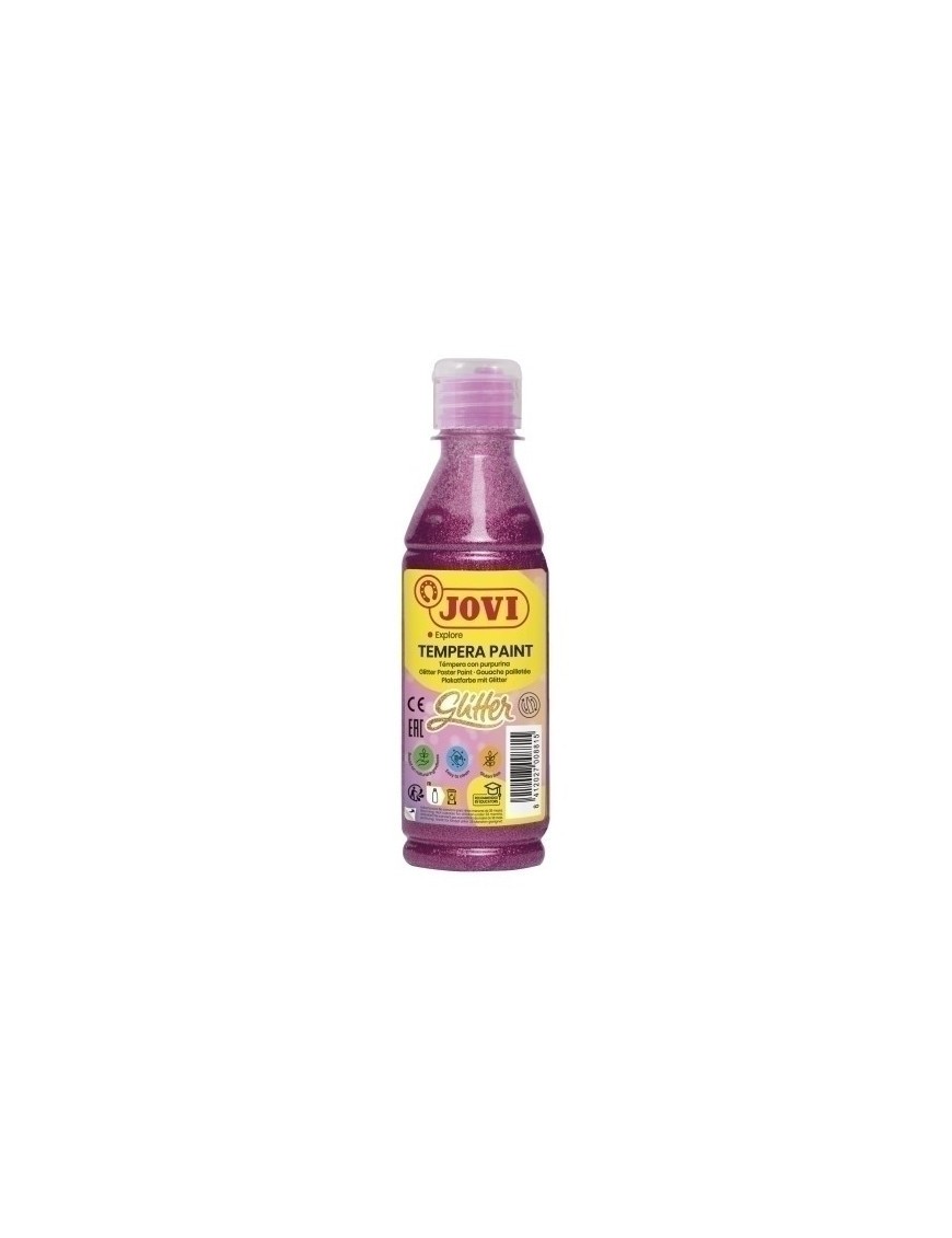 Tempera Jovi Liq.Glitter 250 Ml Rosa