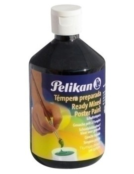 Tempera Pelikan Liq.500Ml 742/500L Negro