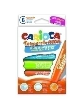 Tempera Carioca Temperello Neon C/6