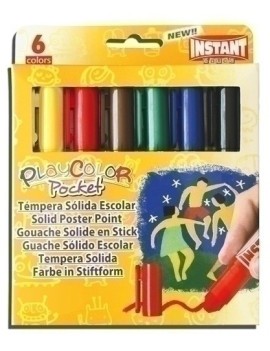 Tempera Playcolor Basic Pocket C/6