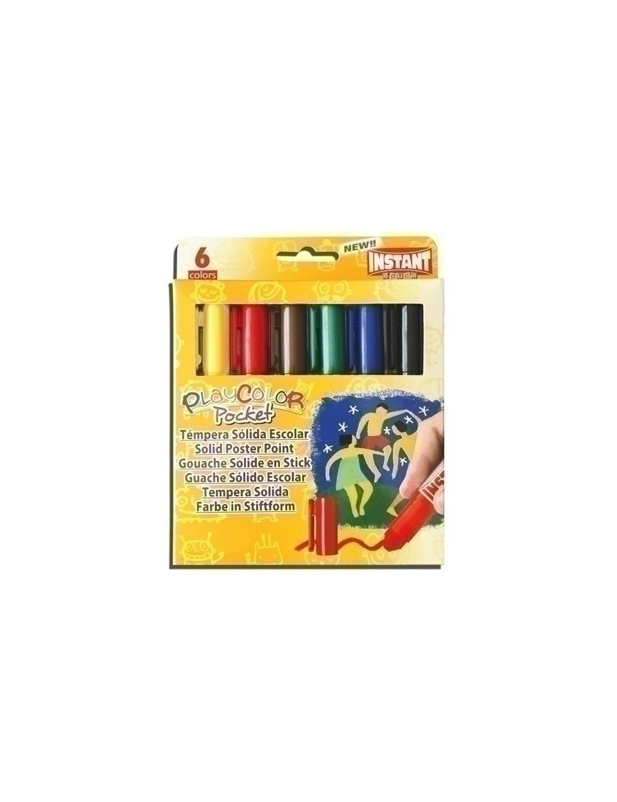 Tempera Playcolor Basic Pocket C/6