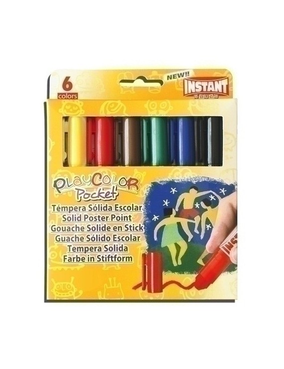 Tempera Playcolor Basic Pocket C/6