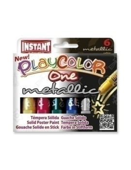 Tempera Playcolor Met. One C/6