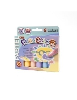 Tempera Playcolor Pastel C/6