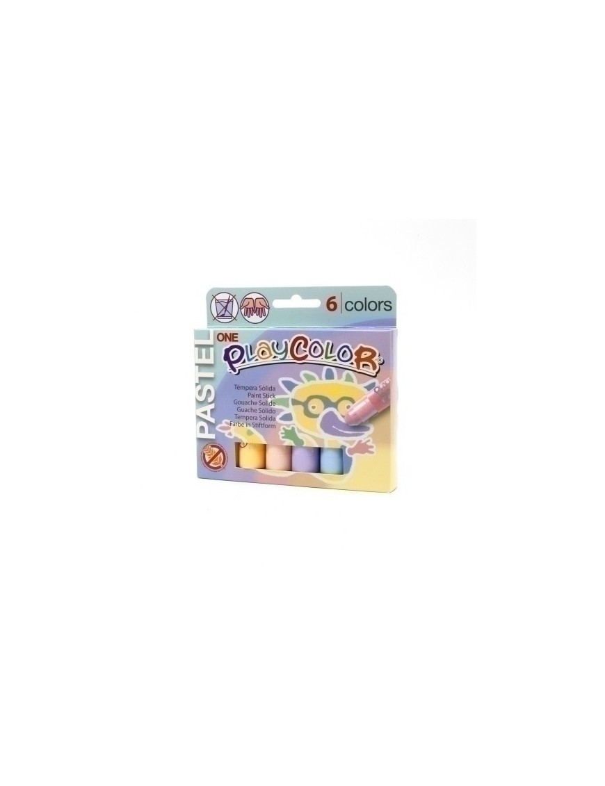 Tempera Playcolor Pastel C/6