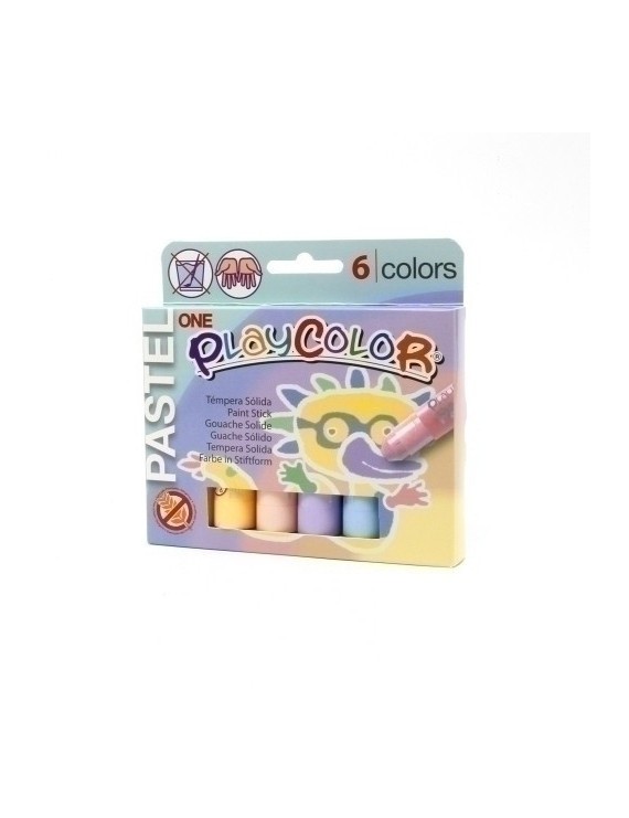 Tempera Playcolor Pastel C/6