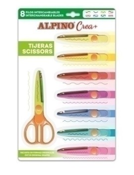 Tijeras Escol. Alpino Fashion Shapes 8+1