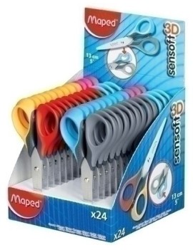 Tijeras Maped Sensoft 3D 13 Cm. Expos.24