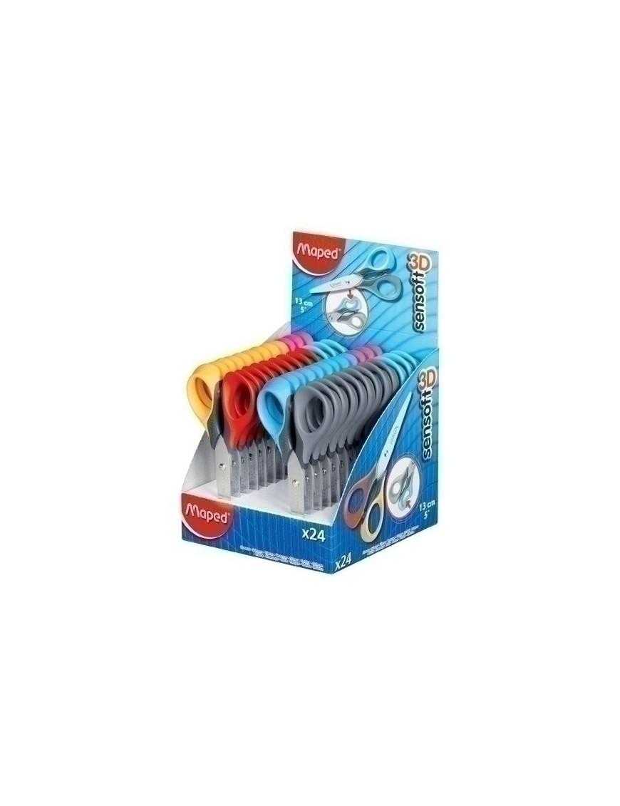 Tijeras Maped Sensoft 3D 13 Cm. Expos.24