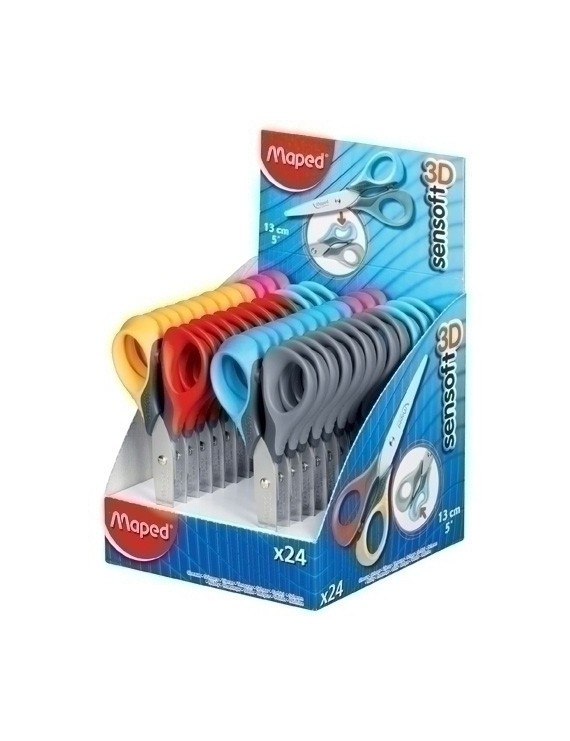 Tijeras Maped Sensoft 3D 13 Cm. Expos.24