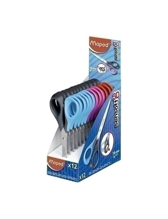 Tijeras Maped Sensoft 3D 16 Cm. Expos.12