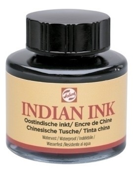 Tinta China Talens 30 Ml. Negro