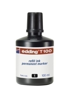 Tinta Rotul.Edding 100 Ml T100 Negro