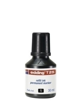 Tinta Rotul.Edding 30 Ml T25 Negro