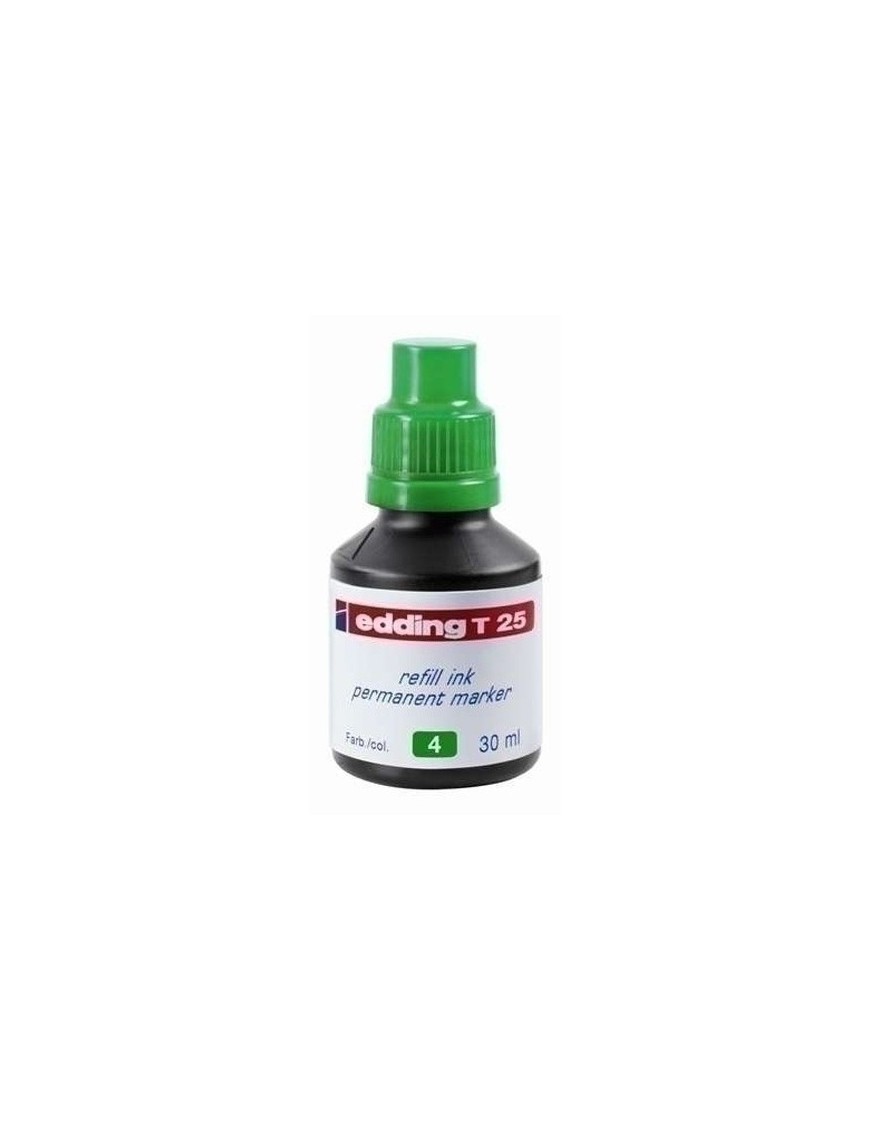 Tinta Rotul.Edding 30 Ml T25 Verde