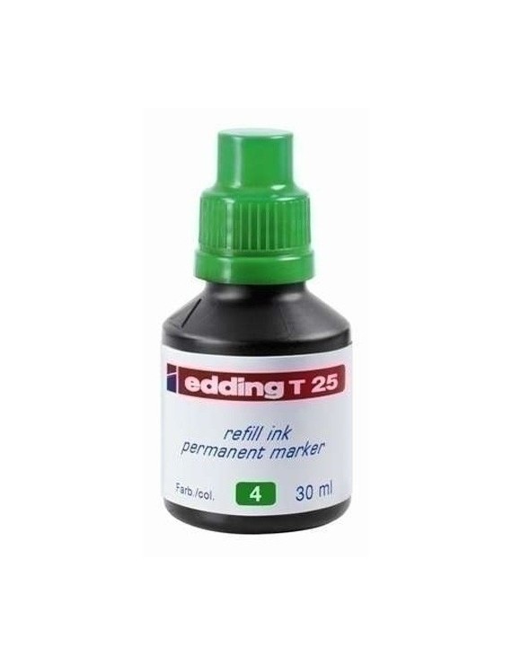 Tinta Rotul.Edding 30 Ml T25 Verde