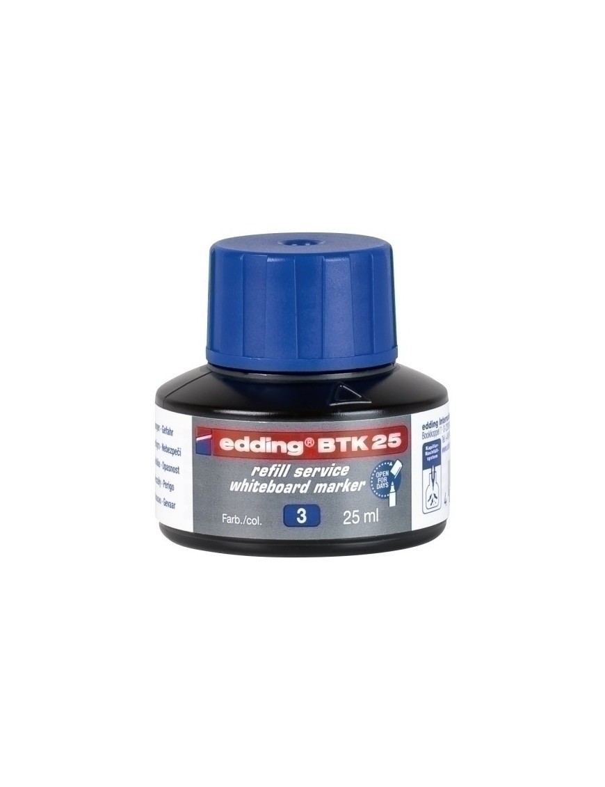 Tinta Rotul.Edding Piz.25 Ml Btk25 Azul