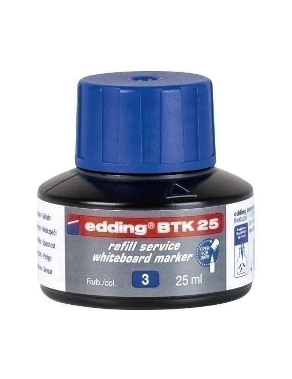 Tinta Rotul.Edding Piz.25 Ml Btk25 Azul