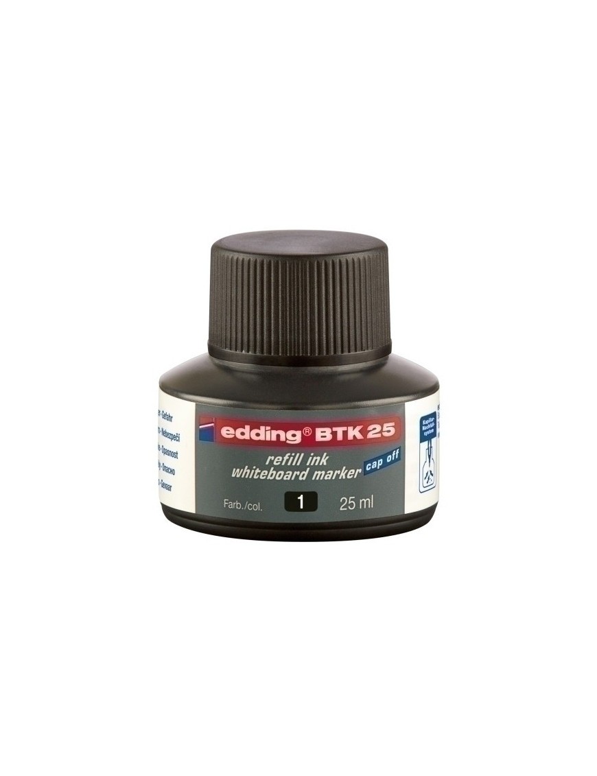 Tinta Rotul.Edding Piz.25 Ml Btk25 Negro