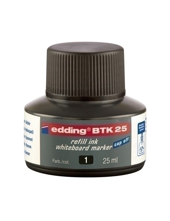 Tinta Rotul.Edding Piz.25 Ml Btk25 Negro