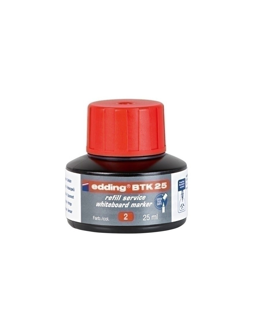 Tinta Rotul.Edding Piz.25 Ml Btk25 Roja