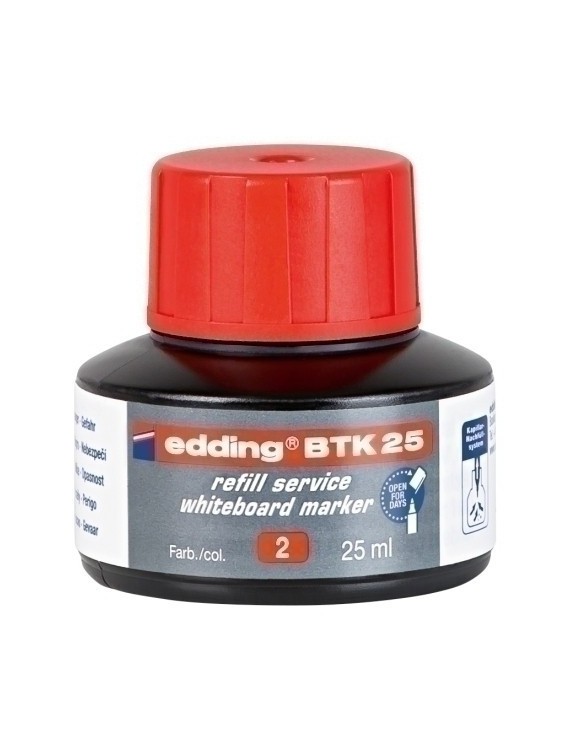 Tinta Rotul.Edding Piz.25 Ml Btk25 Roja