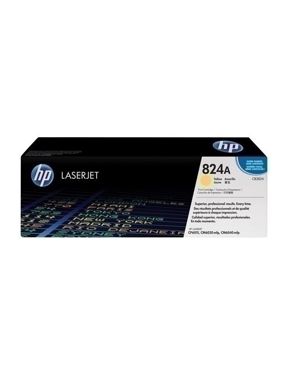 Toner Hp Cb382A Nº824A Lj 6015 Amarillo