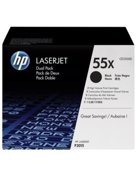 Toner Hp Ce255Xd Nº55X Lj P3011 Negro P/