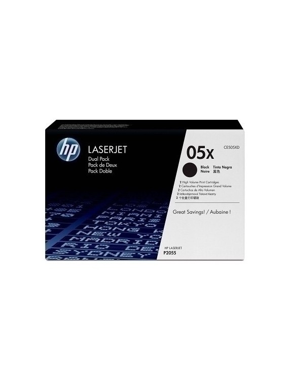 Toner Hp Ce505X Nº05X Lj P2055 Negro P/2