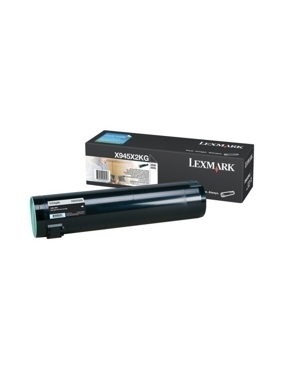 Toner Lexmark X945X2Kg Negro 36.000 Pag